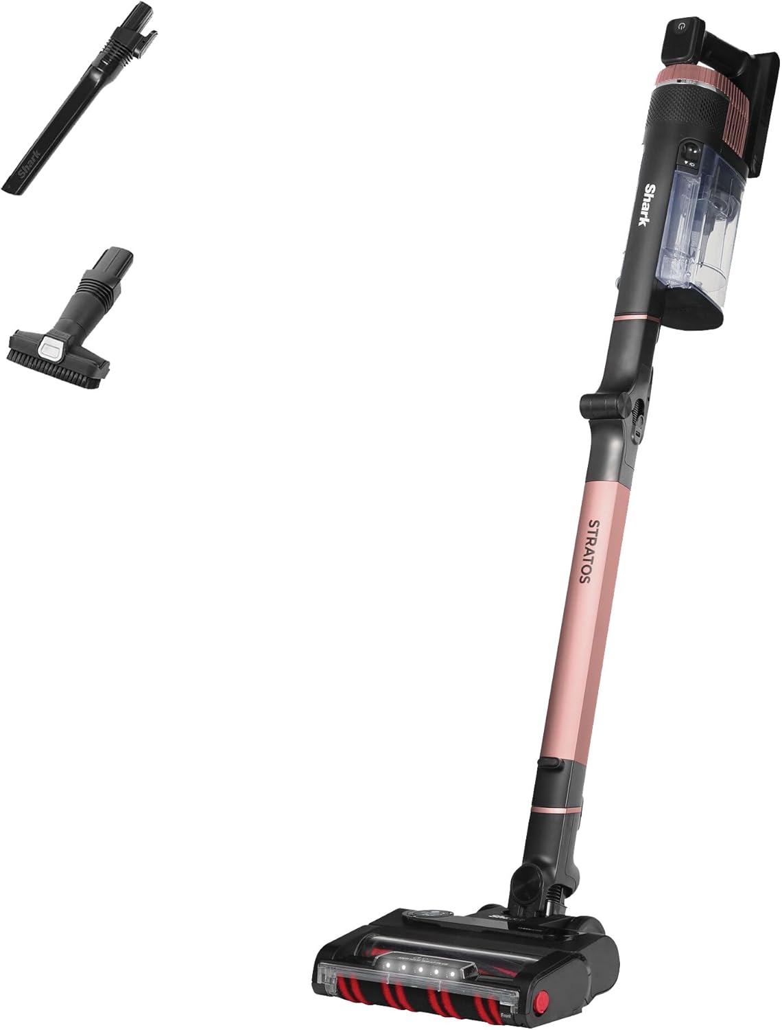 Shark Stratos Cordless Stick Vacuum Cleaner, Charcoal/Rose Gold IZ400UK